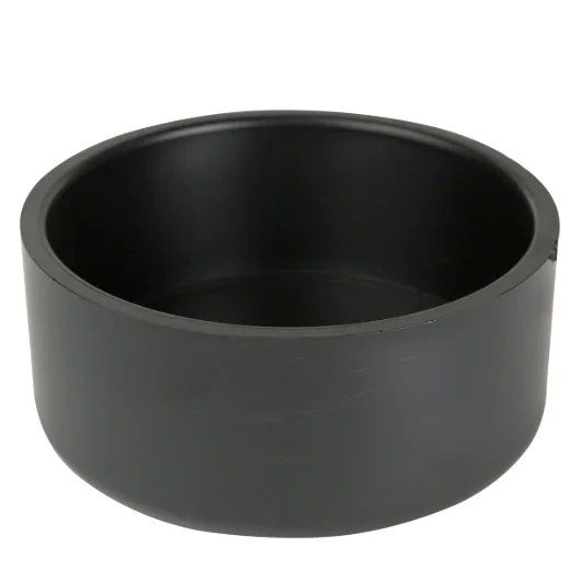 ABS Solid Cap 4in - Black