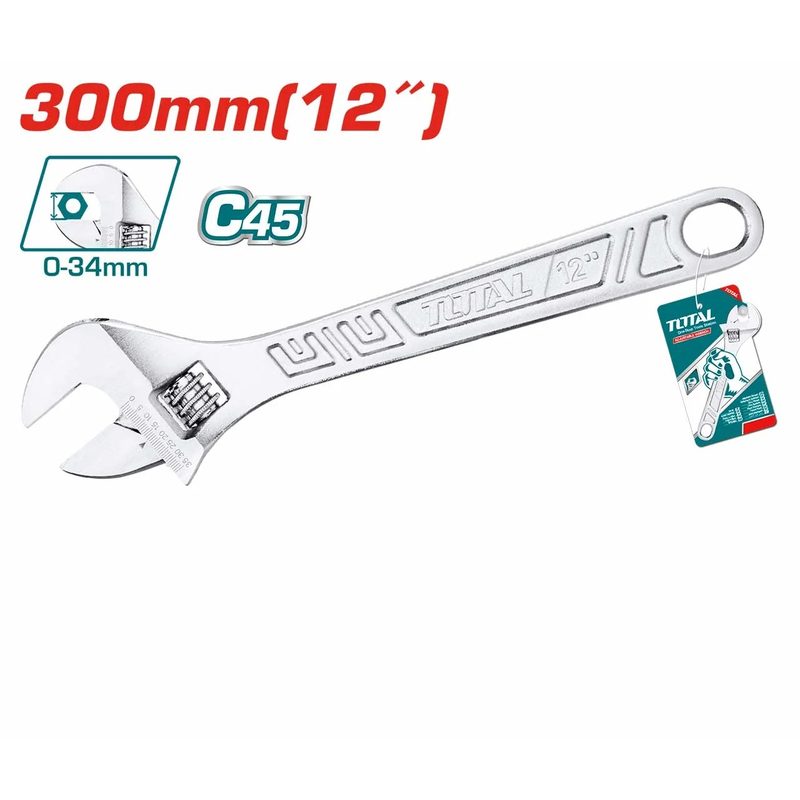 Adjustable Wrench - 12 in.