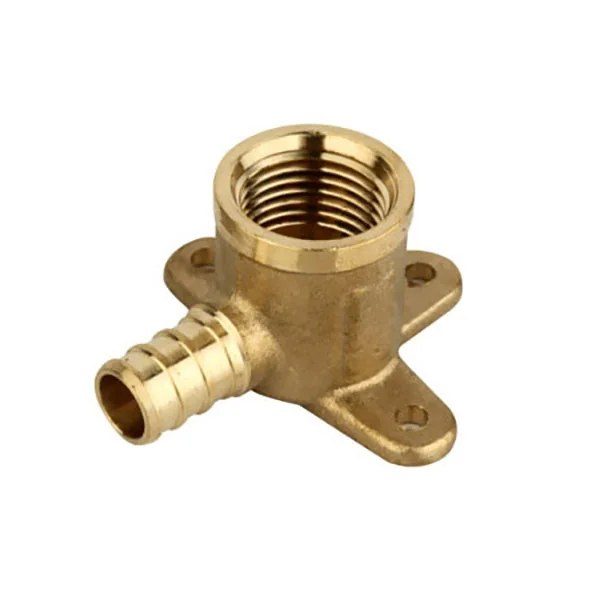 Brass Drop Ear Elbow 3/4" PEX x 1/2" FPT
