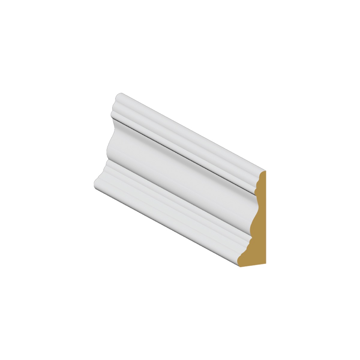 Casing MDF Backband Colonial - 3" x 1" x 8 ft