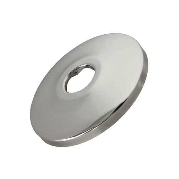 Chrome Escutcheon Plate 1/2" IPS, 2-1/2" OD