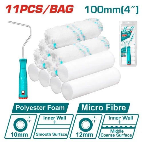 Cylinder Brush 12 in 1 Set - 4 in.