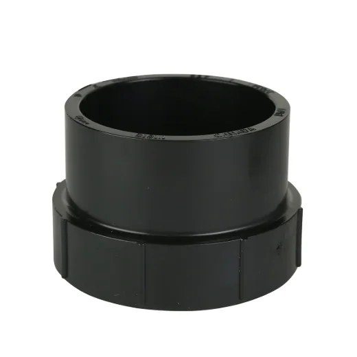 DAP ABS Cleanout Adapter No Plug 3in - Black