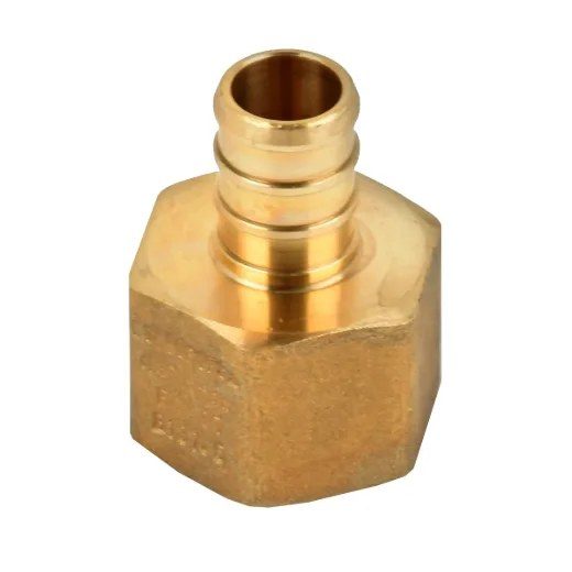 DAP Pex Brass Female Adapter Barb to FPT - 1/2 x 1/2in