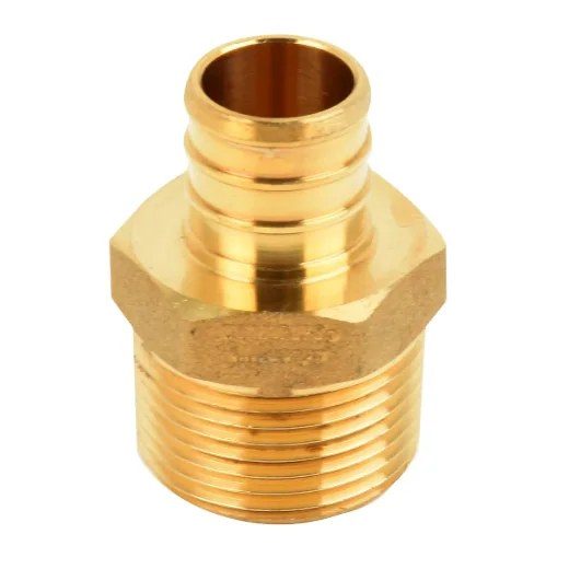 DAP Pex Brass Male Adapter Barb to MPT - 3/4 x 3/4in