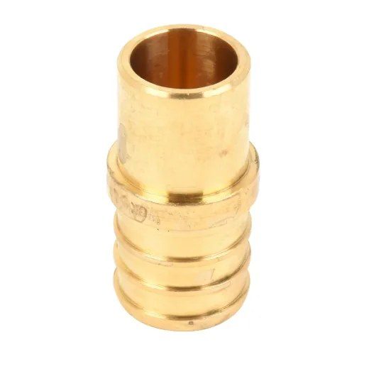 DAP Pex Brass Male Adapter Barb to Sweat - 3/4 x 1/2in