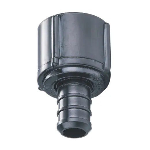 DAP Pex Poly Faucet Adapter Barb to FPT 1/2 x 1/2in - Black