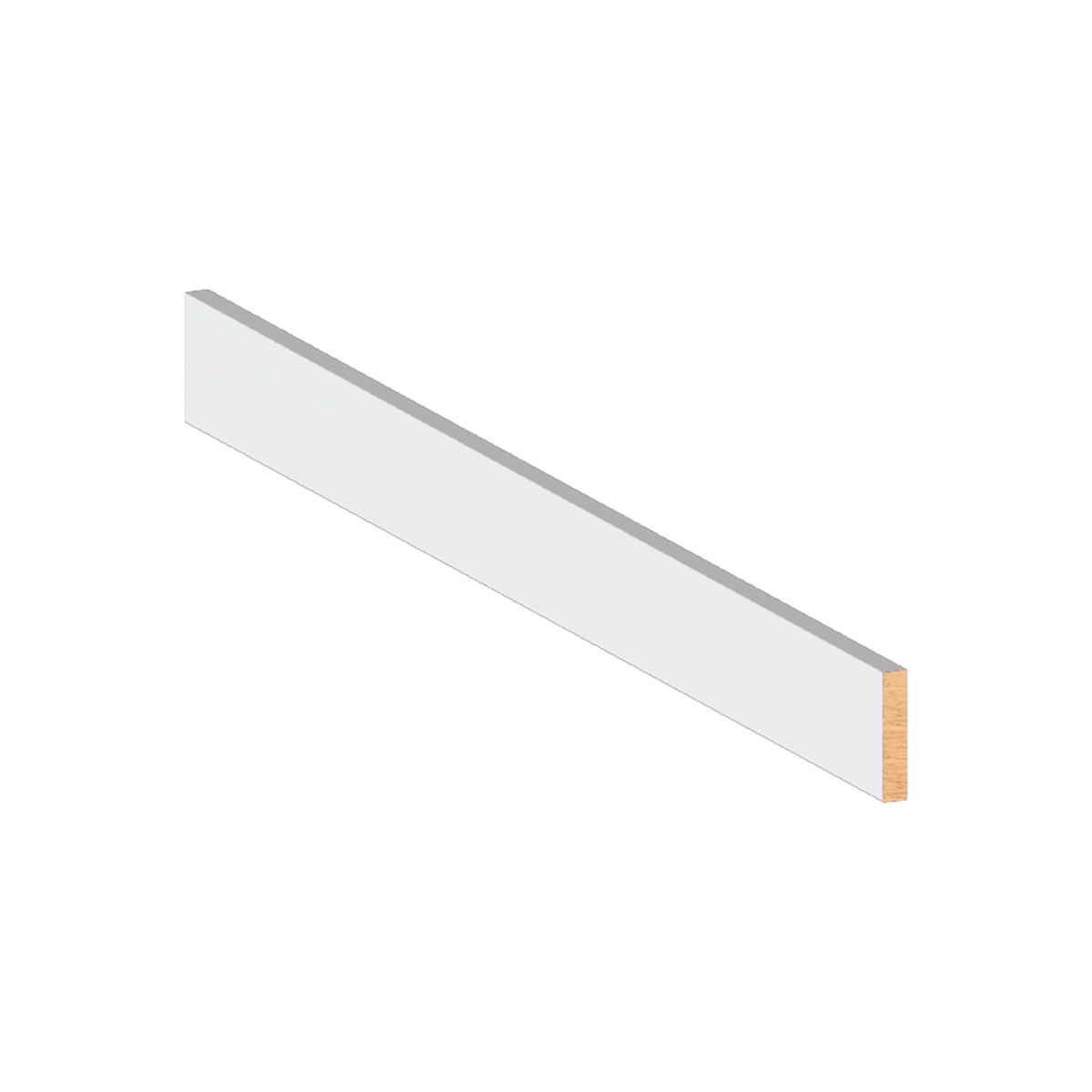Door Stop Pine Primed Eased Edge - 1" x 3/8" x 12