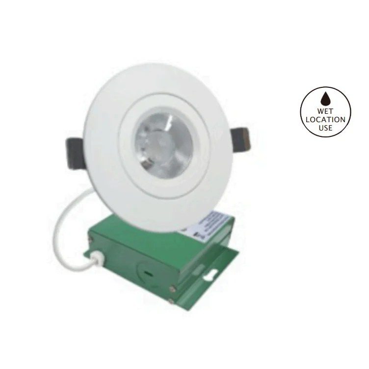 Eyeball Gimbal PotLight 12W 1200lm 5CCT - 4in, Wet, No Cap
