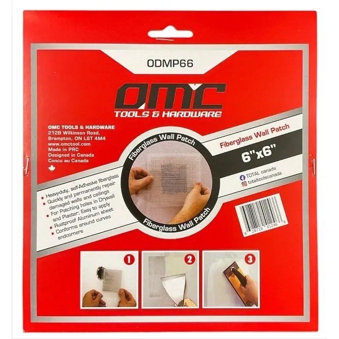Fiberglass Wall Patch - 6 in. x 6 in.