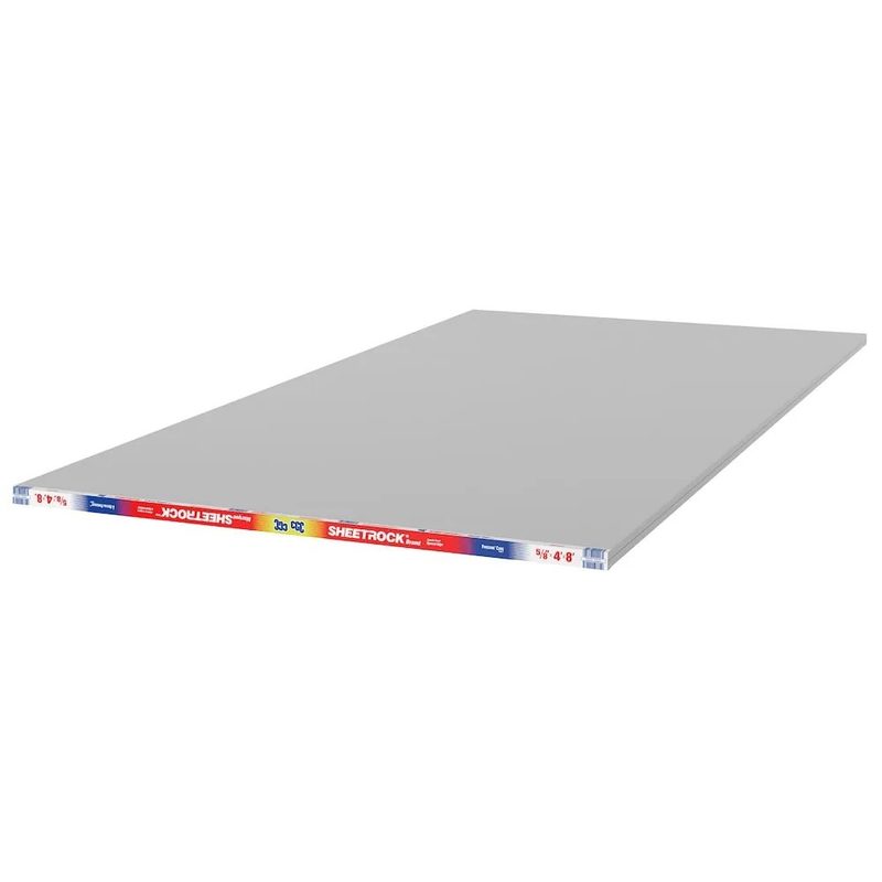 Fire-rated Drywall Panel (Type x) 5/8" x - 48" x 8ft