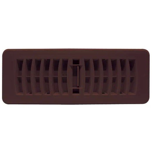 Floor Register Plastic 3 x 10in - Brown