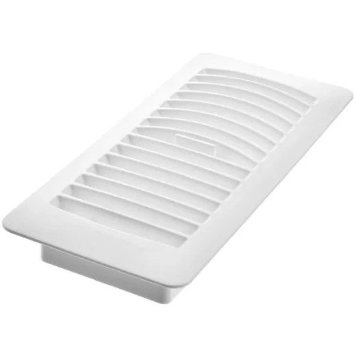 Floor Register Plastic 4 x 10in - White