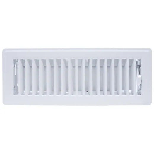 Floor Register Steel 3 x 10in - White