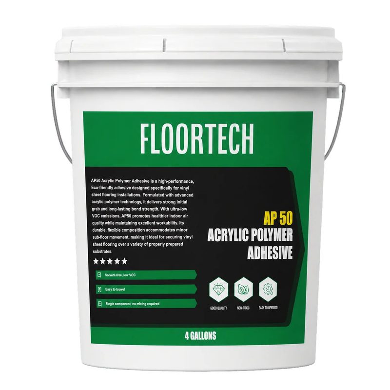 Floortech AP 50 Acrylic Polymer Flooring Adhesive - 4 Gal Pail