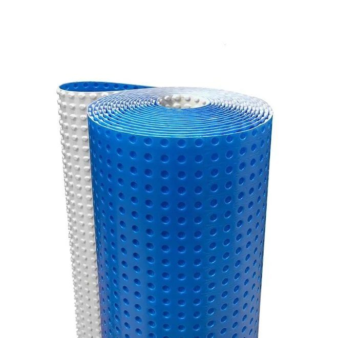 Floortech Blue Padded Basement Flooring Underlay 100 SF Roll