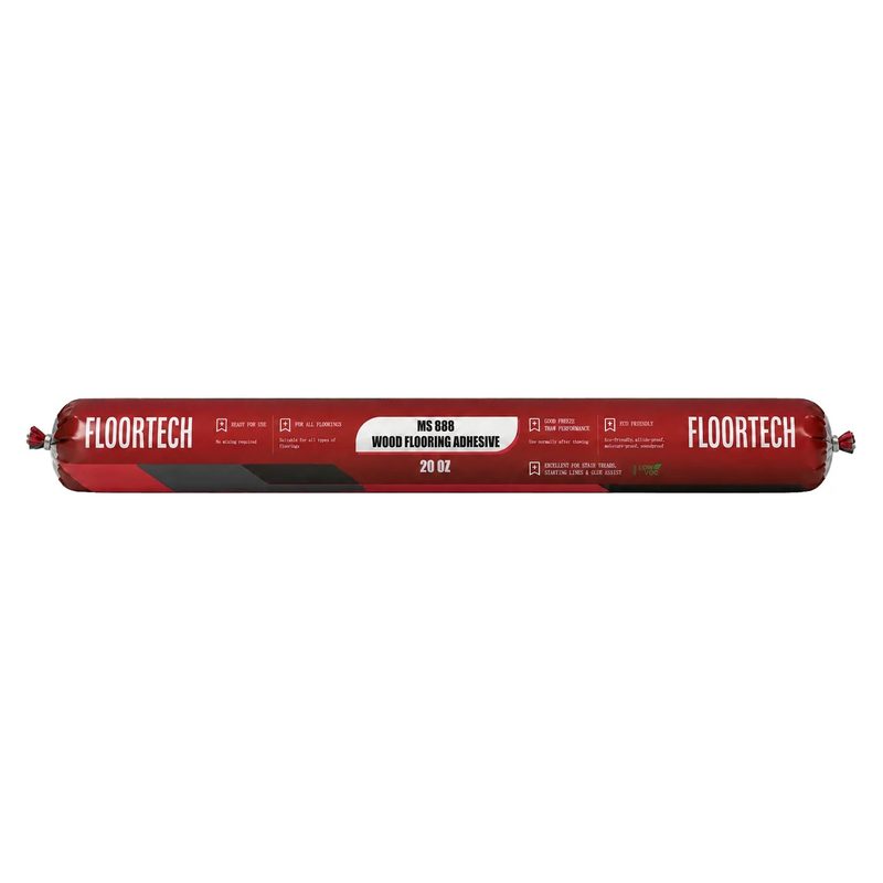 Floortech MS 888 Wood Flooring Polymer Adhesive - 600 mL Sausage
