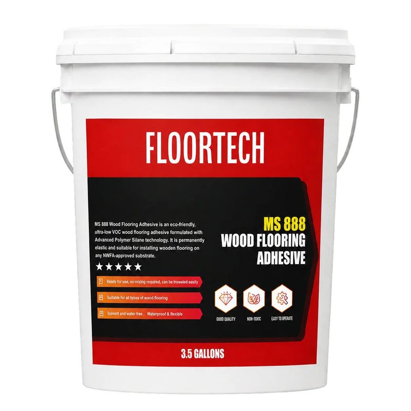 Floortech MS 888 Wood Flooring Polymer Adhesive Pail (3.5 Gal)