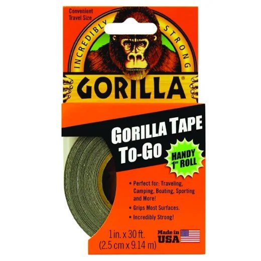Gorilla All Purpose Repair Tape 1in x 30ft - Black