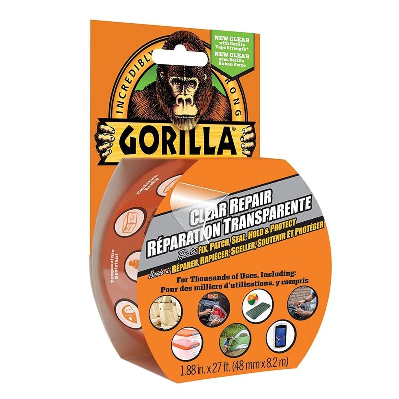 Gorilla Clear Repair Tape 1.88in x - 27ft
