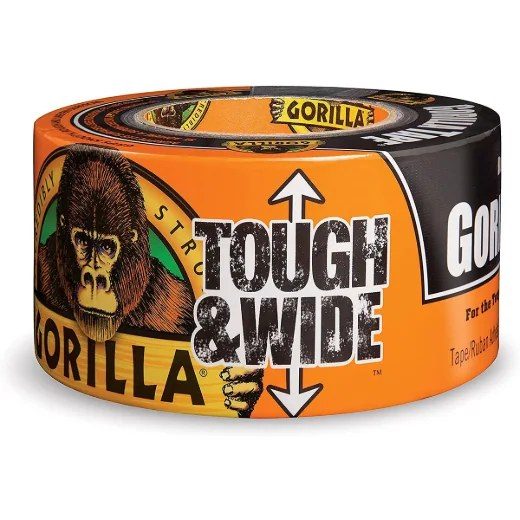 Gorilla Tape Tough & Wide 2.88in x 25yd - Black