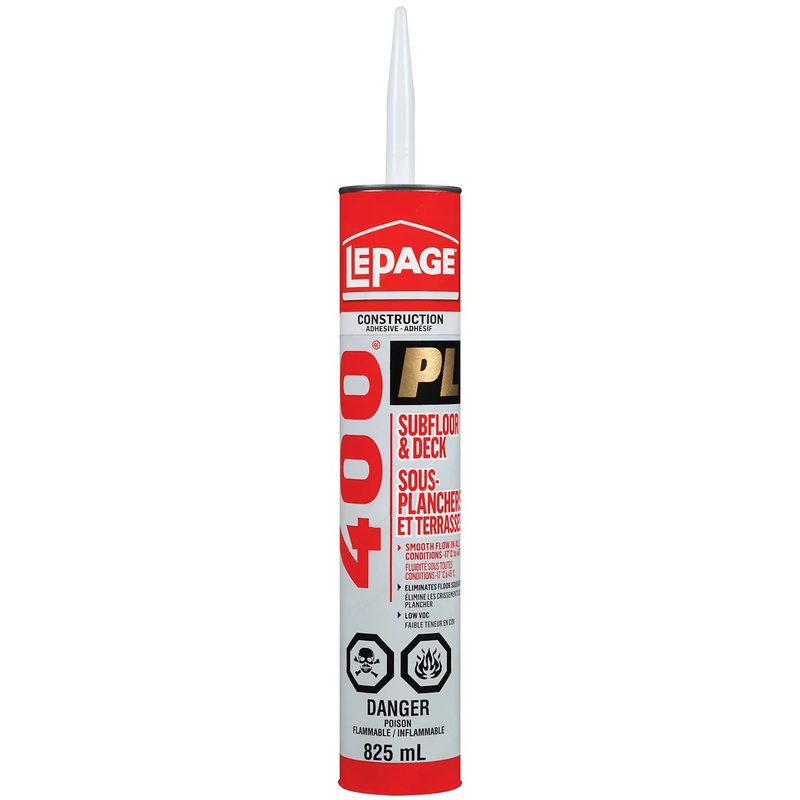 LePage PL 400 Adhesive - 825 mL