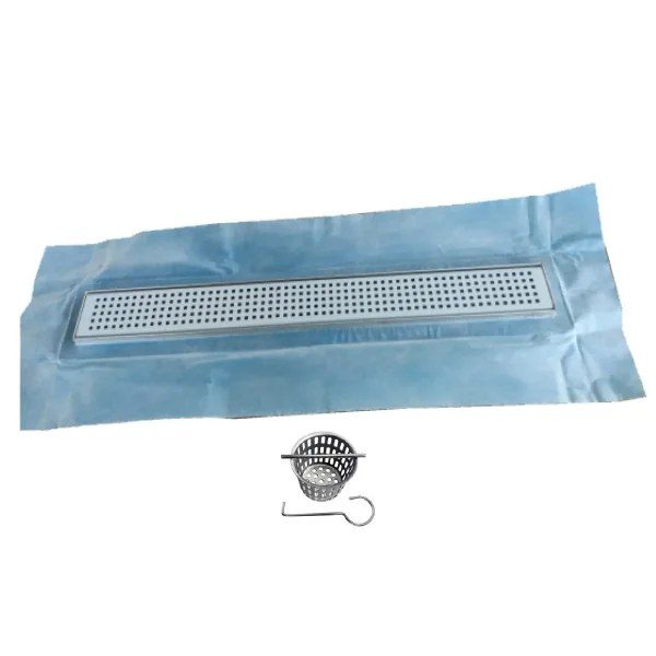 Linear Stainless Steel Shower Drain W/pe Flange 36in x 5/16in x 1/8in SS