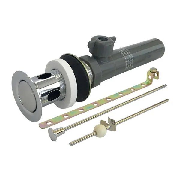 Mechanical Pop-up Drain with Overflow - 1-1/4" x 8"
