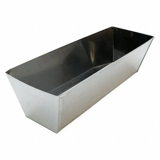 Mud Pan Spot Welded Stainless Steel - 12in