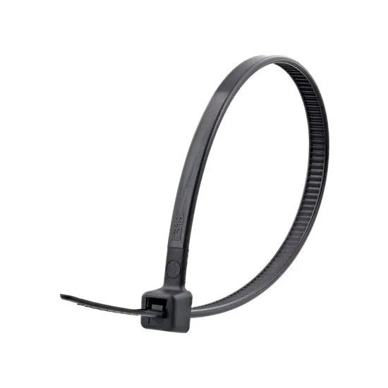Nylon Cable Ties Black (100-Pack) - 6 in.