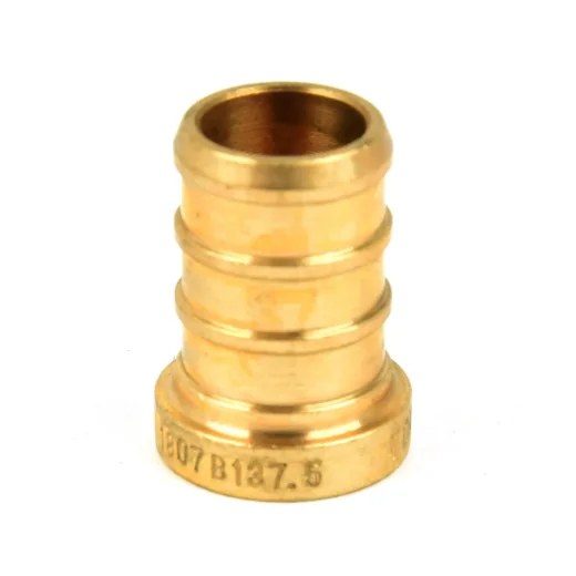 Pex Brass Plugs Barb to Barb - 1/2in