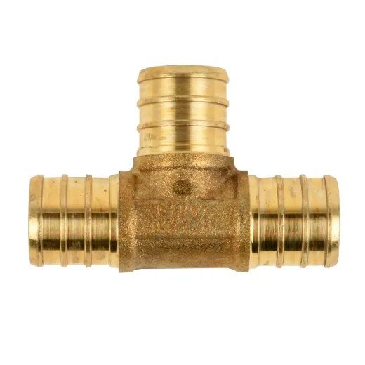 Pex Brass Tee Barb to Barb - 3/4 x 3/4 x 3/4in