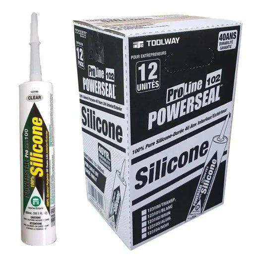 Proline 101 General Purpose 100% Silicone Sealant 300 mL - Clear