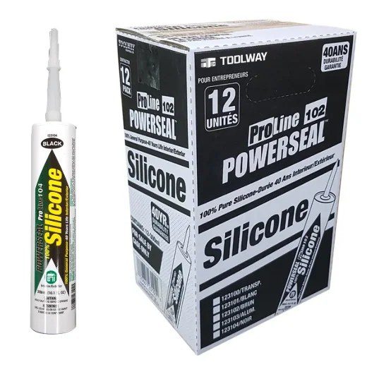 Proline 105 General Purpose 100% Silicone Sealant 300 mL - Black