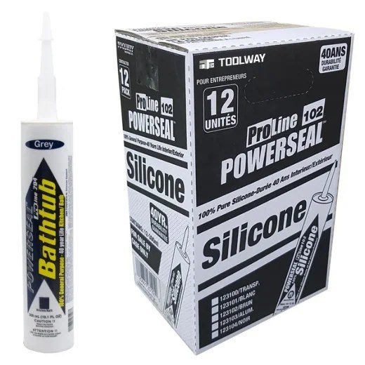 Proline 204 Kitchen & Bath 100% Silicone Sealant 300 mL - Grey