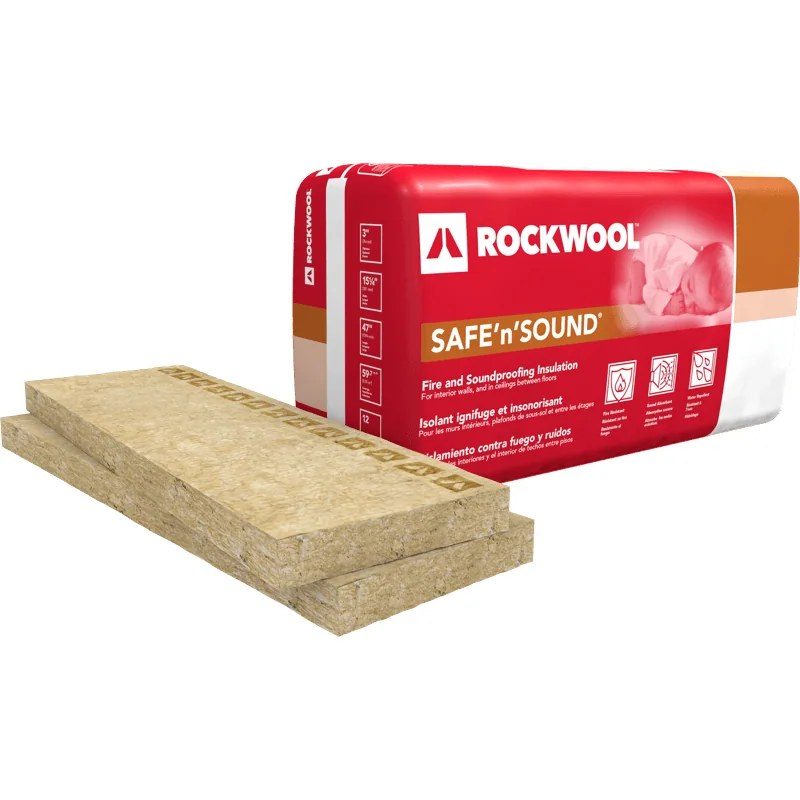 Rockwool Safe'n'sound 2 x 4 Wood Stud Insulation (59.7 SF)