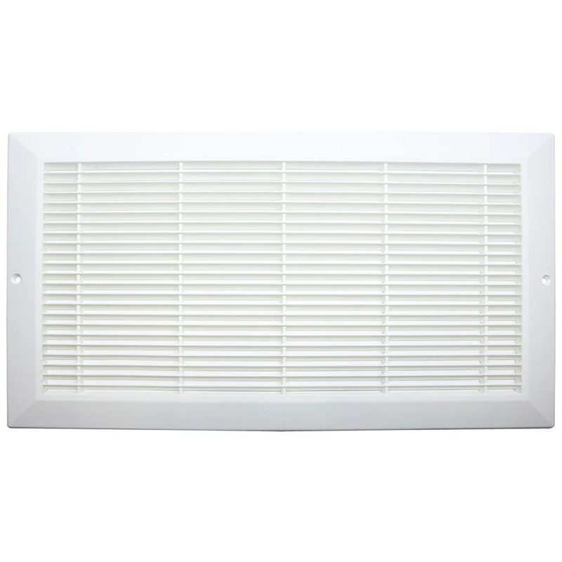 Sidewall Return Air Grille Plastic 14 x 6in - White