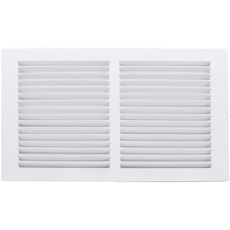 Sidewall Return Air Grille Steel 14 x 6in - White