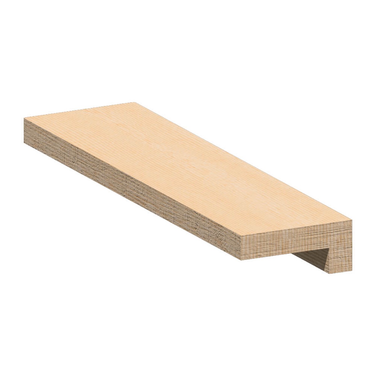 Stair Nosing Oak Square Edge - 4 1/2