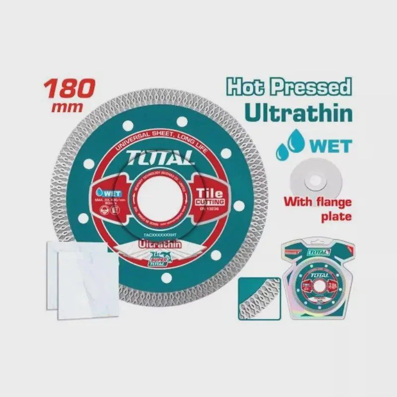 Ultrathin Diamond disc（Mesh Rim） - 7 in. x 7/8 in.
