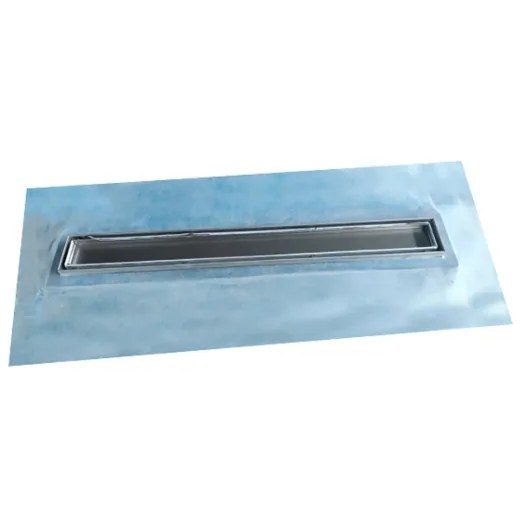 Waterproof Linear Shower Drain Tile-in with Flange 36in x 5/16in x 1/8in - Stainless Steel